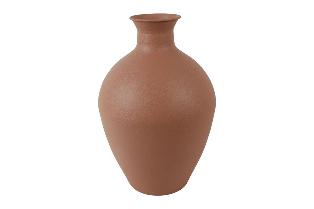 Jarra Metal Faris Castanho 46x31cm
