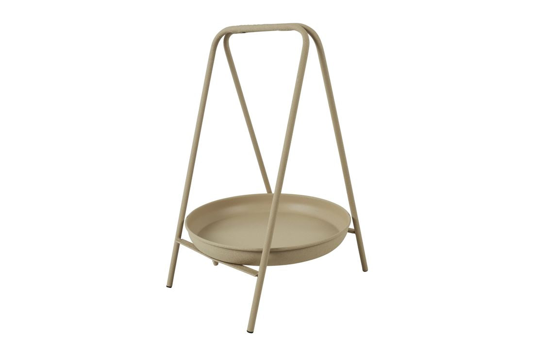 Suporte Metal c/Prato Pérola 45x29x30cm