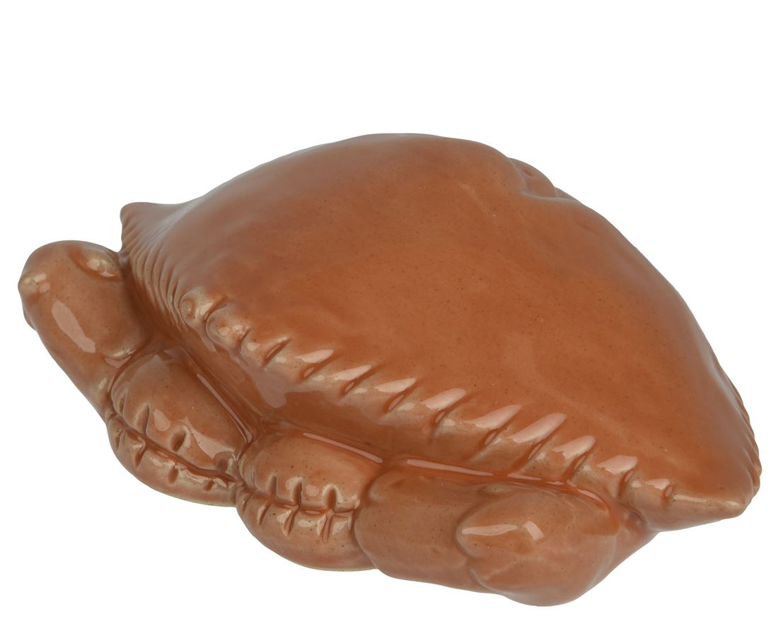 Caranguejo Porcelana Laranja 17cm